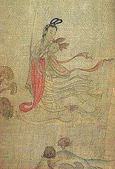 Nymph of the Lo River (detail) by Gu Kaizhi