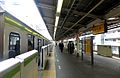 The Yamanote line platforms, April 2015