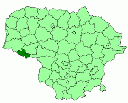 Location in Lithuania