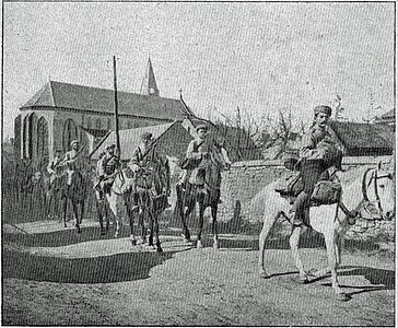 Reiter des Marschregiments der „Spahis marocains“ 1915