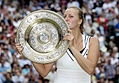 Petra Kvitová bei ihrem Wimbledon-Sieg 2011