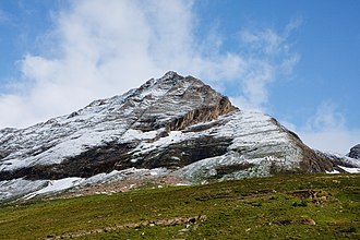 Aufstieg zum Tamierpass, Pizzo Medola vom Rifugio Pian di Crest