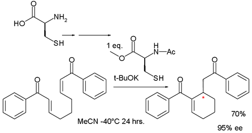 Enantioselective Rauhut–Currier reaction