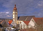 Kirchturm von St. Jakob in Schwandorf