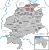 Lage der Samtgemeinde Sachsenhagen im Landkreis Schaumburg