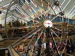 The Ferris wheel inside Scheels