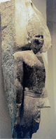 Statue of Sneferu at Egyptian Museum in Cairo.