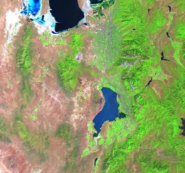 3 valley sequences (west-to-east) — Skull Valley, Tooele Valley-north & Rush Valley-south, Cedar Valley-(southeast, and smallest valley, at Lake Mountains, west border of Utah Lake)