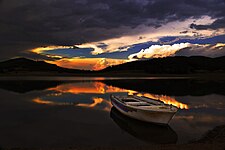 The lake by night