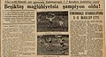 30 Haziran 1941 tarihli Haber gazetesinde Beşiktaş'ın 1941 yılı Türkiye Futbol (Millî Küme) Şampiyonluğu