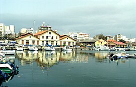 Customs building at the port