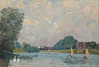 Alfred Sisley, Tamiza przy Hampton Court, 1874