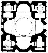 Detailed plan of the church