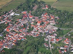 Aerial view of Auerstedt