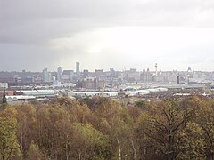 View towards Liverpool