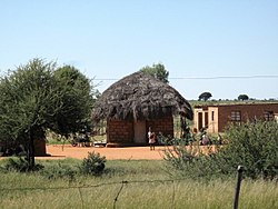 A hut in Dithakong