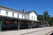 Der heutige Endbahnhof Mariazell