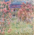 Claude Monet'in "House Among the Roses" adlı eseri