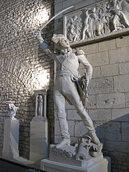 Plaster model of Rude's statue of Marshal Ney in the Musée Rude in Dijon