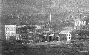 The Ronchamp substation and the Chanois coal mine.