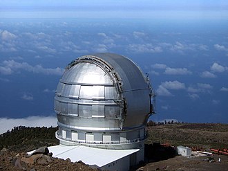 Kuppelbau des Gran Telescopio Canarias
