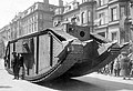 Steam Tank, Tracklaying - öklelő tüskék a lánctalpakon (1918)