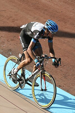 Vansummeren vlak voor de finish