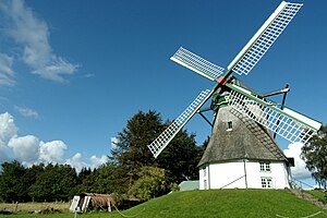 25. Platz: Ulrike Lehmann Neu! mit Windmühle Hoffnung in Munkbrarup bei Glücksburg