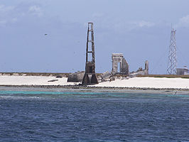 Voormalig vuurtoren op Atol das Rocas