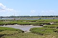 Wad op de Beaulieu rivier, Engeland