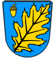 Aystetten (Bayern) mit Eichel und Spitzeneichenblatt