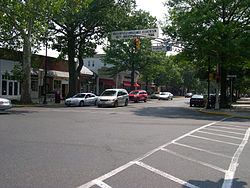 Downtown Haddonfield in March 2005