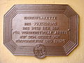 Ehrenplakette des DTSB der DDR für die Breitensportförderung der Gemeinde