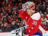 Samsonov with the Washington Capitals in 2020