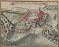 18th-century depiction of the Franciscan monastery