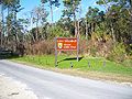 Lake Woodruff National Wildlife Refuge entrance