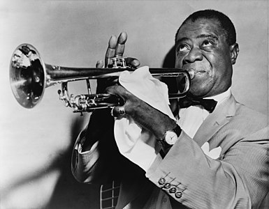 Caz müzisyenlerinden Louis Armstrong. (Üreten:New York World-Telegram)