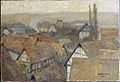 Gemälde von Otto Ubbelohde (1921) – Ansicht vom Kirchhof