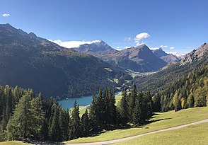 Das Rheinwald mit Sufnersee und Splügen GR