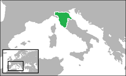 Province Unite del Centro Italia - Localizzazione