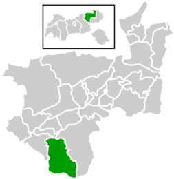 Location within Kufstein district