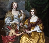 Anthonis van Dyck: Ladies Elisabeth Thimbleby und Dorothy Viscountess Andover, ca. 1637–1641