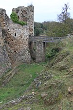 Blick auf die Zugbrücke