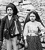 Photograph of Francisco and Jacinta in 1917