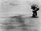 Explosion des Schlachtschiffs Yamato