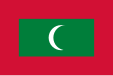 Flag of Maldives with its red bordure