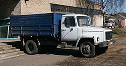 Ein GAZ-3307 in Russland (2014)