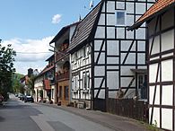 Dorfstraße in Gewissenruh