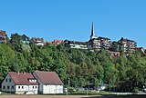 Höfingen links über dem Glemstal