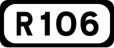 R106 road shield}}